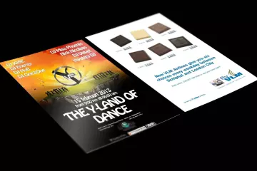 Ontwerpen van posters, boekjes en flyers